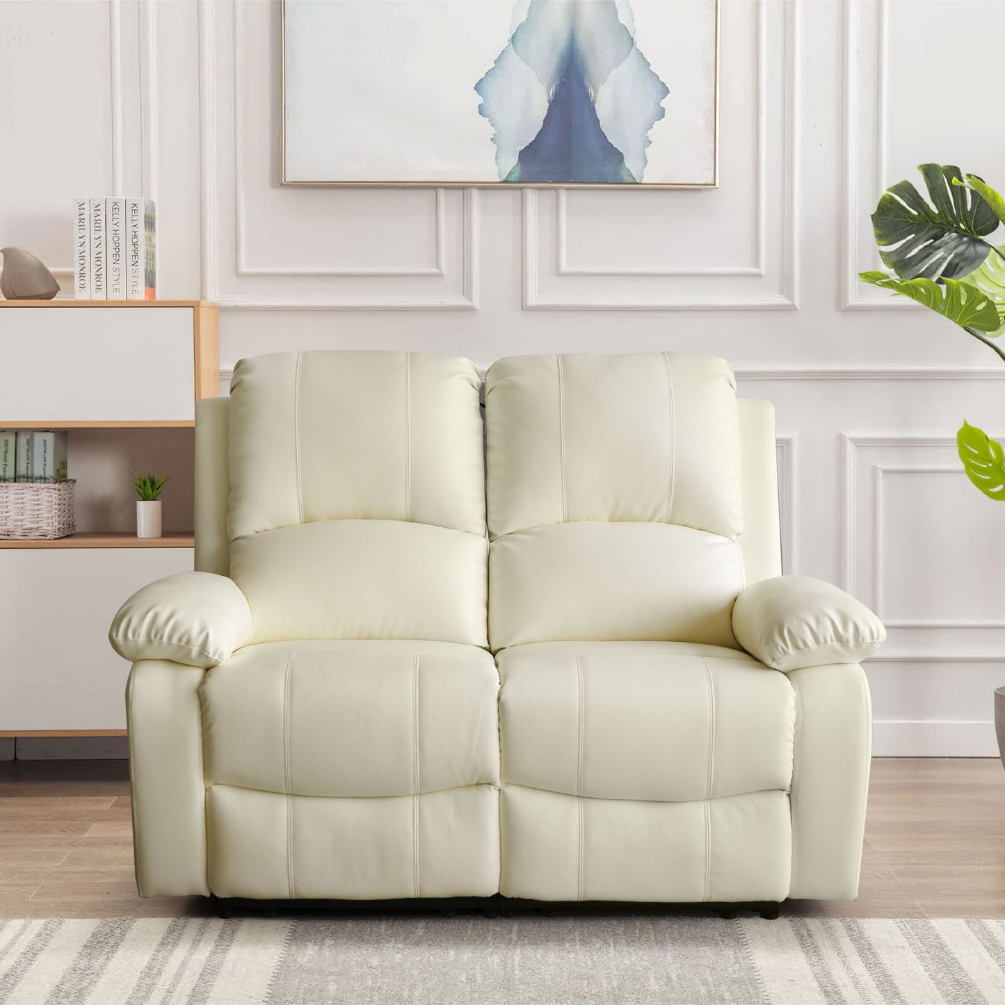 PU Leather Electric Reclining Sofa set