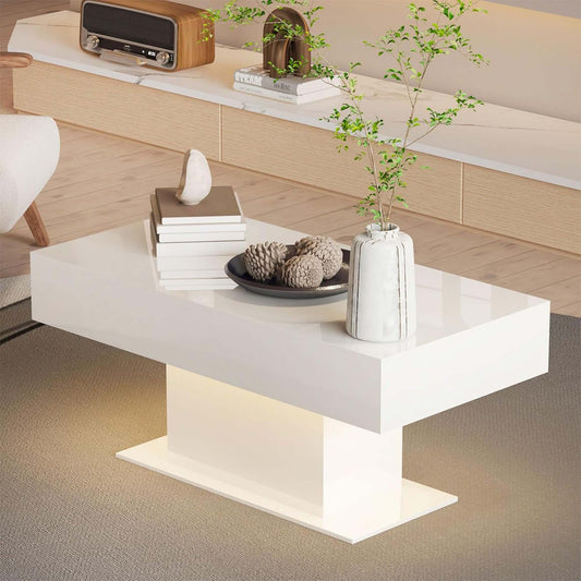 Edgcott High Gloss Coffee Table with LED's