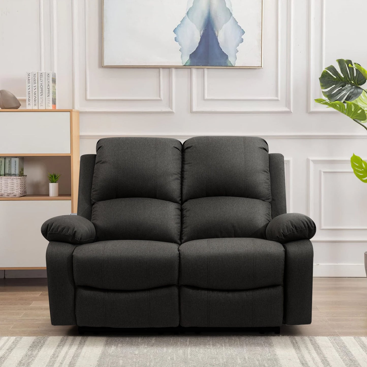 Venice Reclining Luxury Fabric Sofa Set