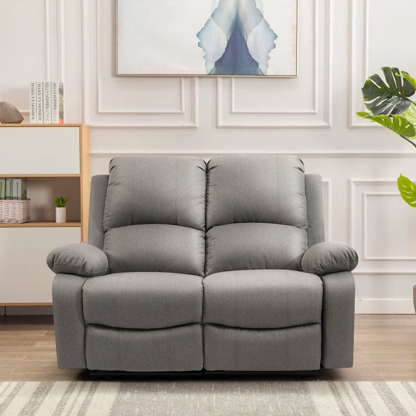 Venice Reclining Luxury Fabric Sofa Set