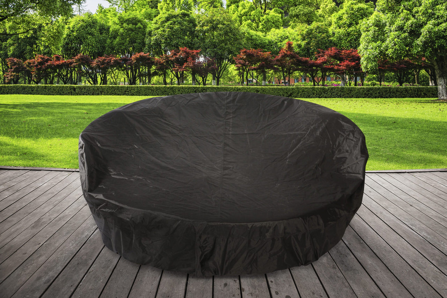 210cm Rattan Sun Island Day Bed - 3 Colours | Waterproof Cover optiona210cm Rattan Sun Island Day Bed - 3 Colours
