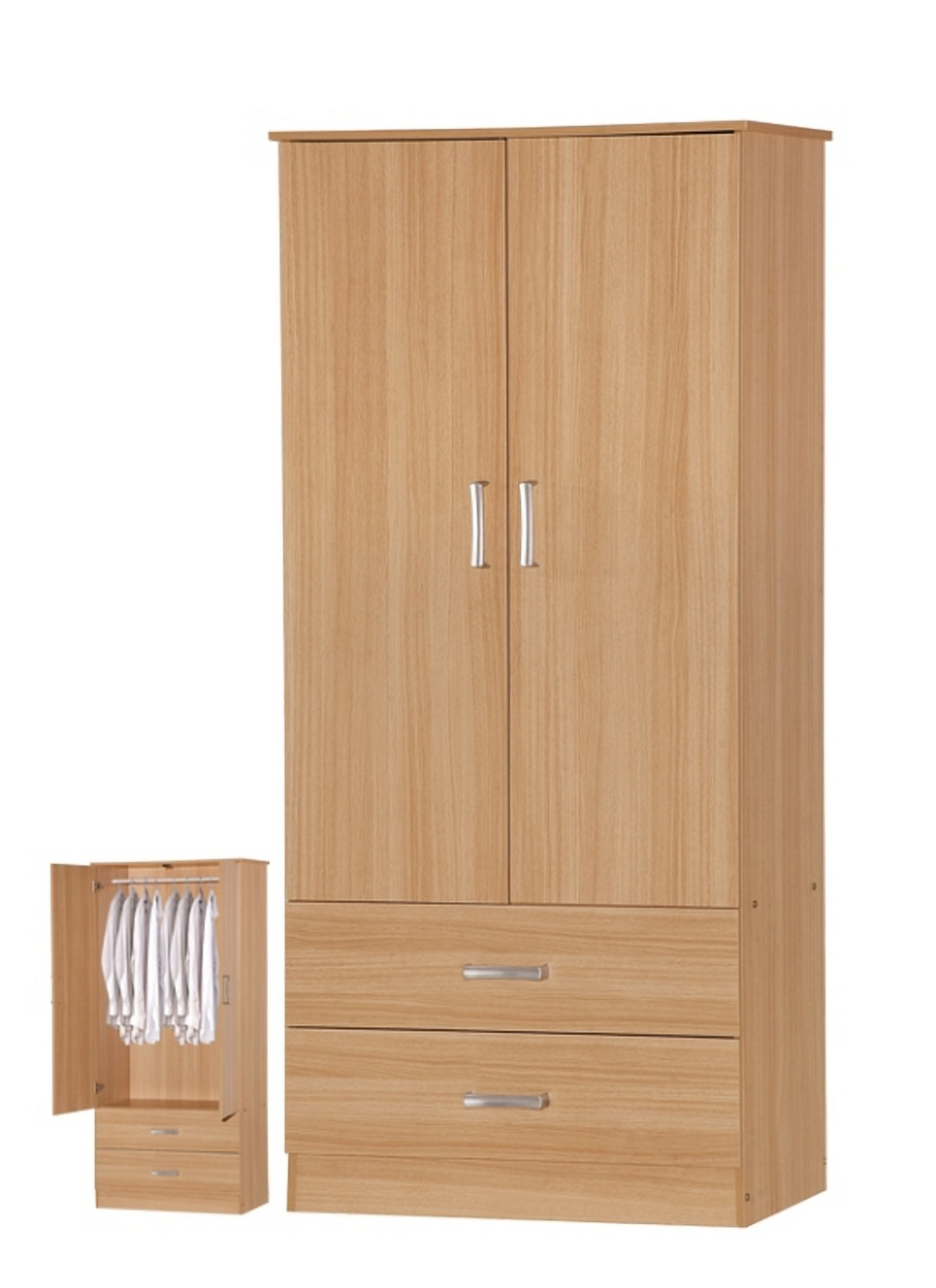 Wrexham Stylish Oak Finish Bedroom furniture