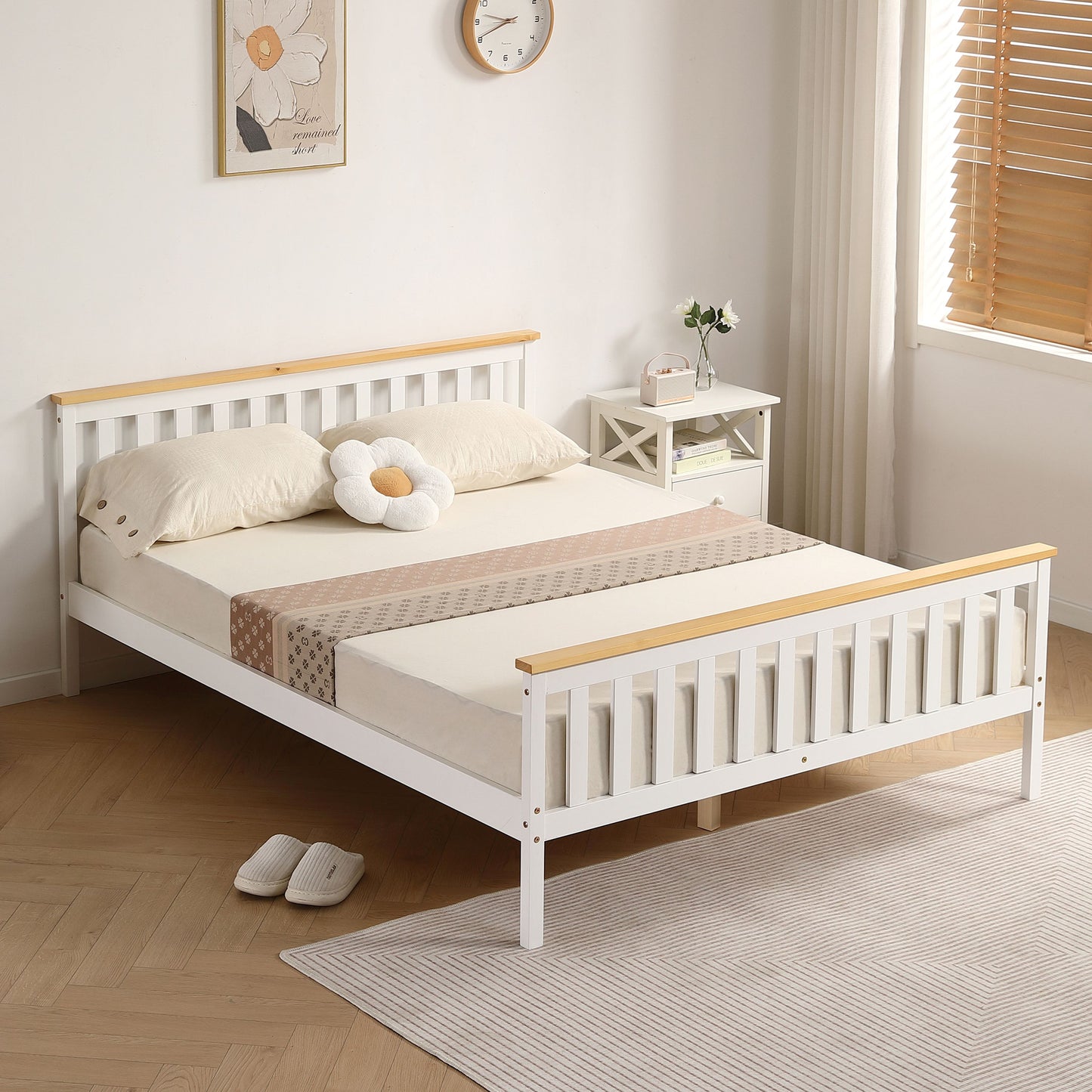 Atlantis Wooden Bed Frame - A Classic and Timeless Addition to Your Bedroom Decor
