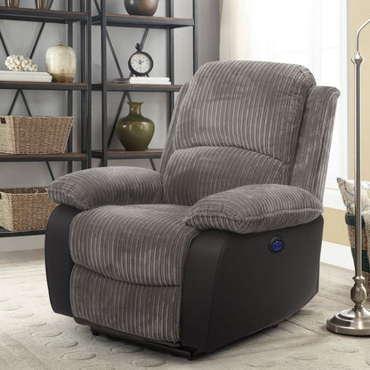 Fabric Cord Electric Recliner Chair