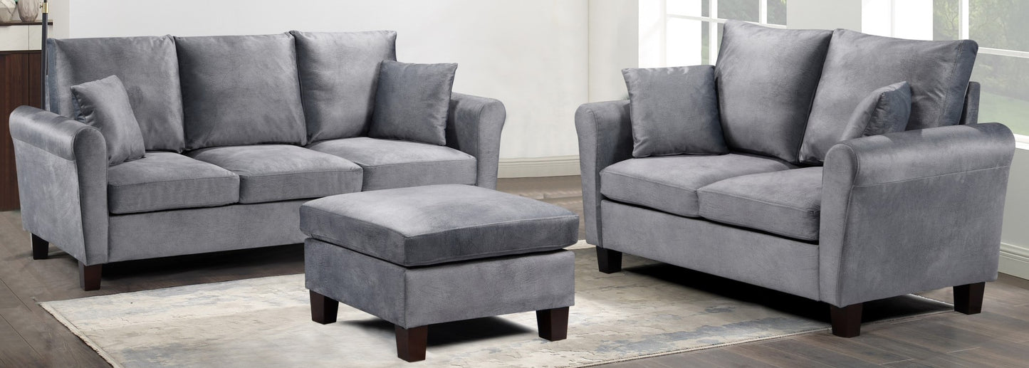 Tivoli Sofa-Set: Gebürsteter Samt für ein luxuriöses Wohnzimmererlebnis