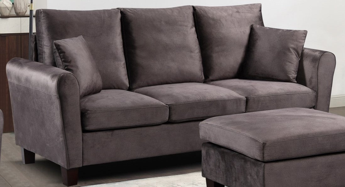 Tivoli Sofa-Set: Gebürsteter Samt für ein luxuriöses Wohnzimmererlebnis