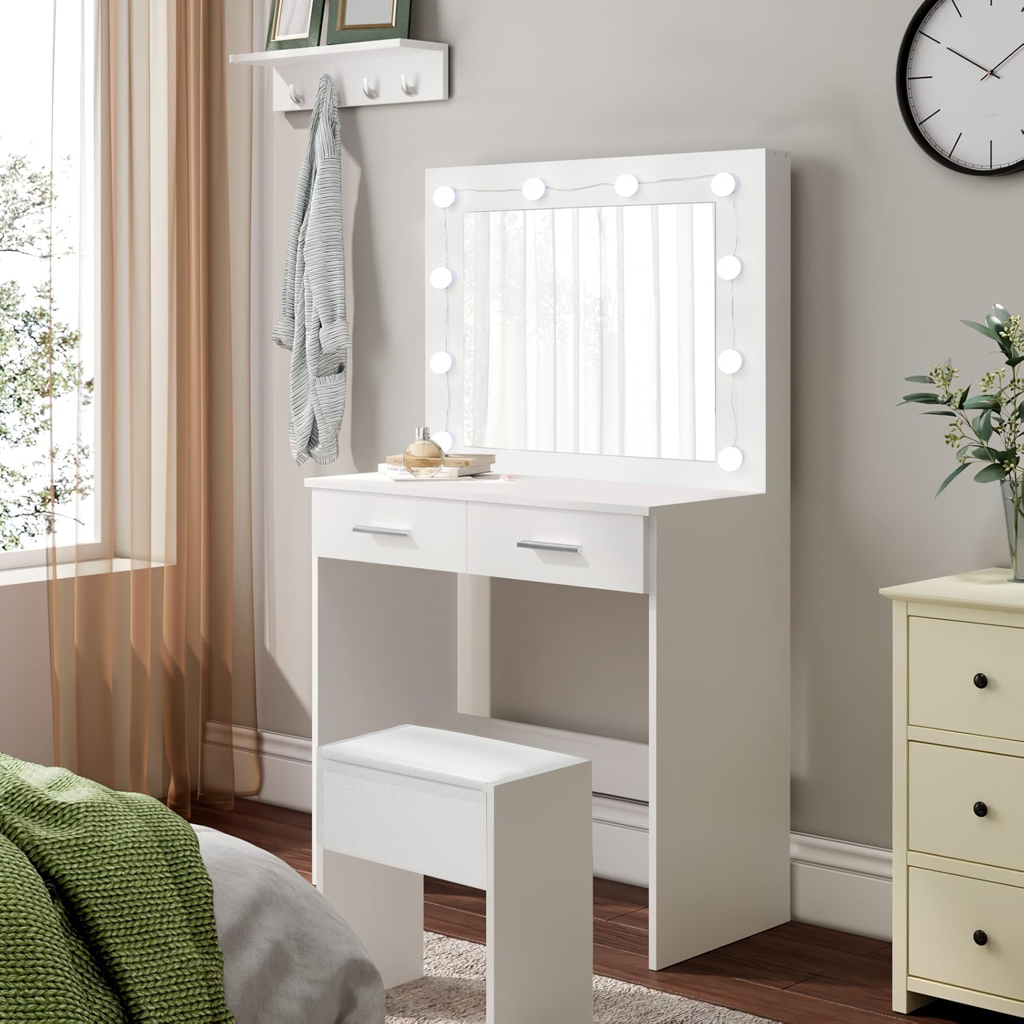 Ariel 2 Drawer dressing table set
