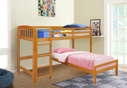 3ft Wooden Combination Bunk Bed In Grey White Or Caramel Bedroom Kids Bedroom