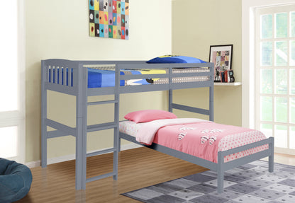 3ft Wooden Combination Bunk Bed In Grey White Or Caramel Bedroom Kids Bedroom