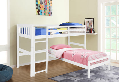 3ft Wooden Combination Bunk Bed In Grey White Or Caramel Bedroom Kids Bedroom