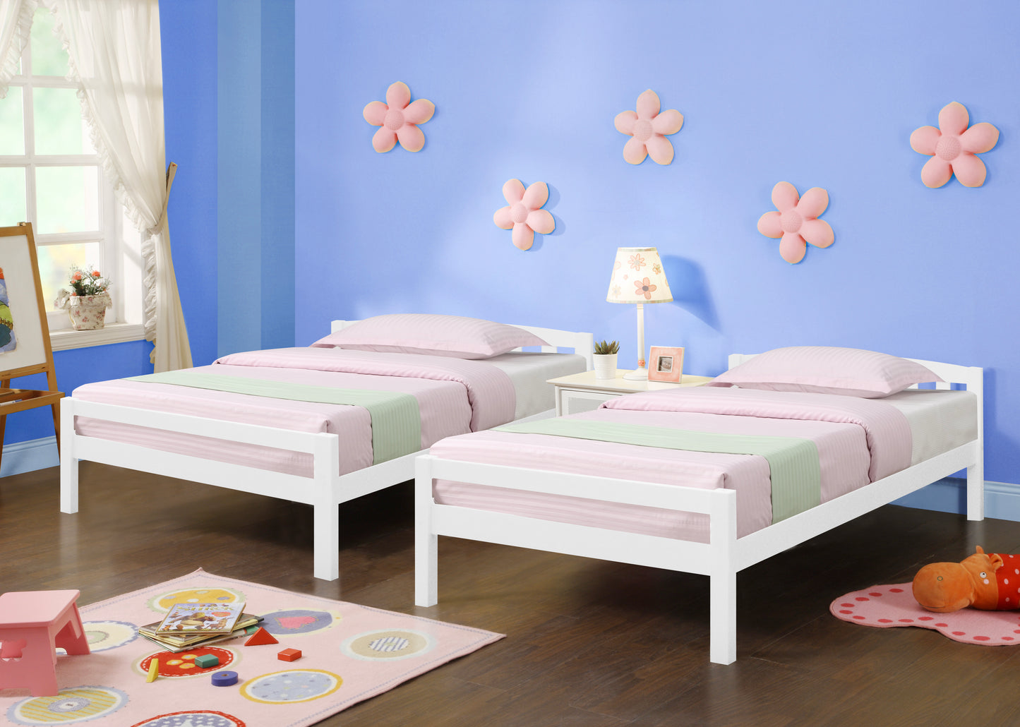 3ft Wooden Combination Bunk Bed In Grey White Or Caramel Bedroom Kids Bedroom