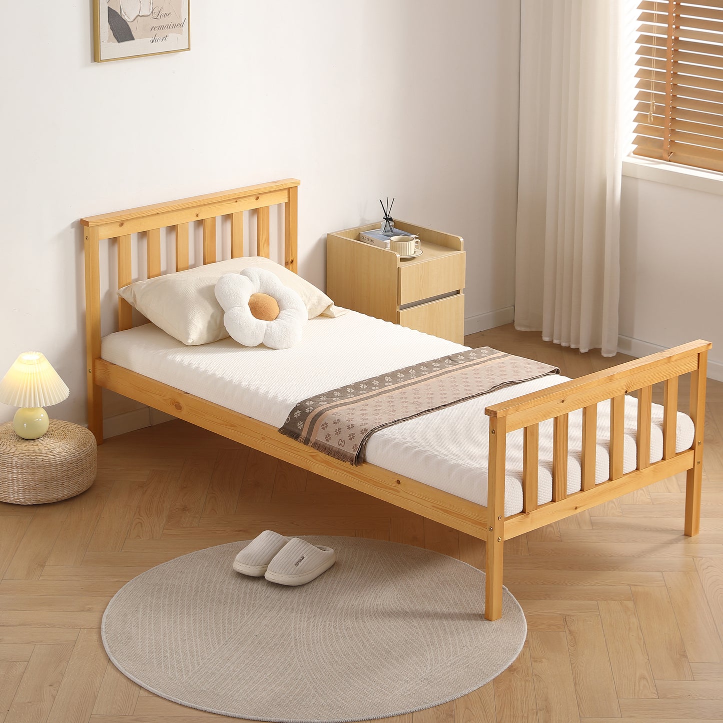 Atlantis Wooden Bed Frame - A Classic and Timeless Addition to Your Bedroom Decor