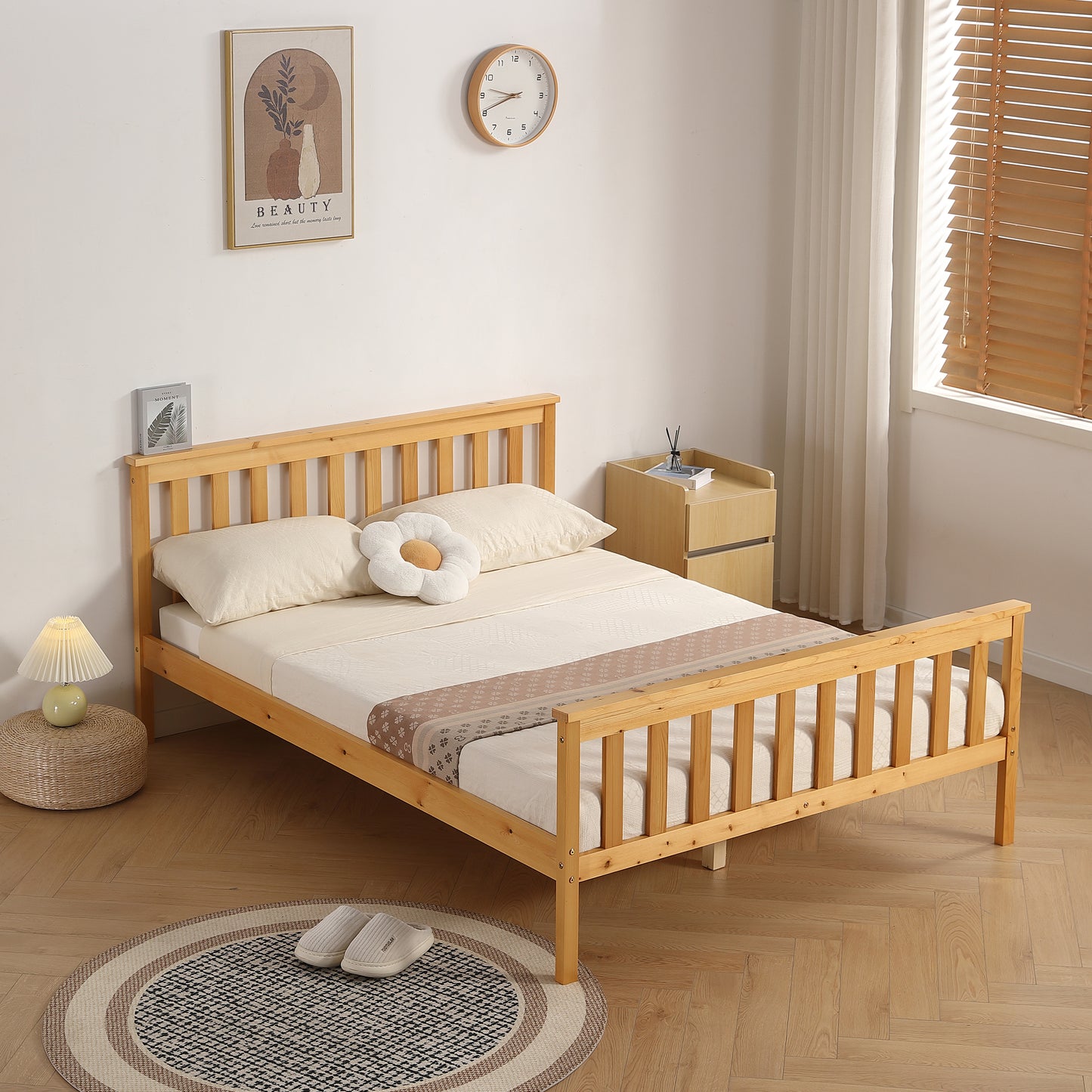 Atlantis Wooden Bed Frame - A Classic and Timeless Addition to Your Bedroom Decor