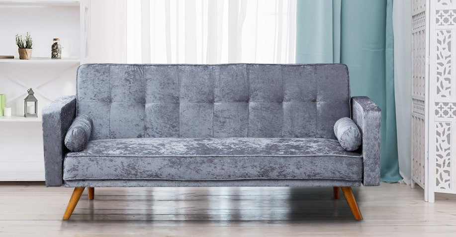 Miami Crushed Velvet 3 Seater Clic Clac Sofa Bed | 4 coloursMiami Crushed Velvet 3 Seater Clic Clac Sofa Bed