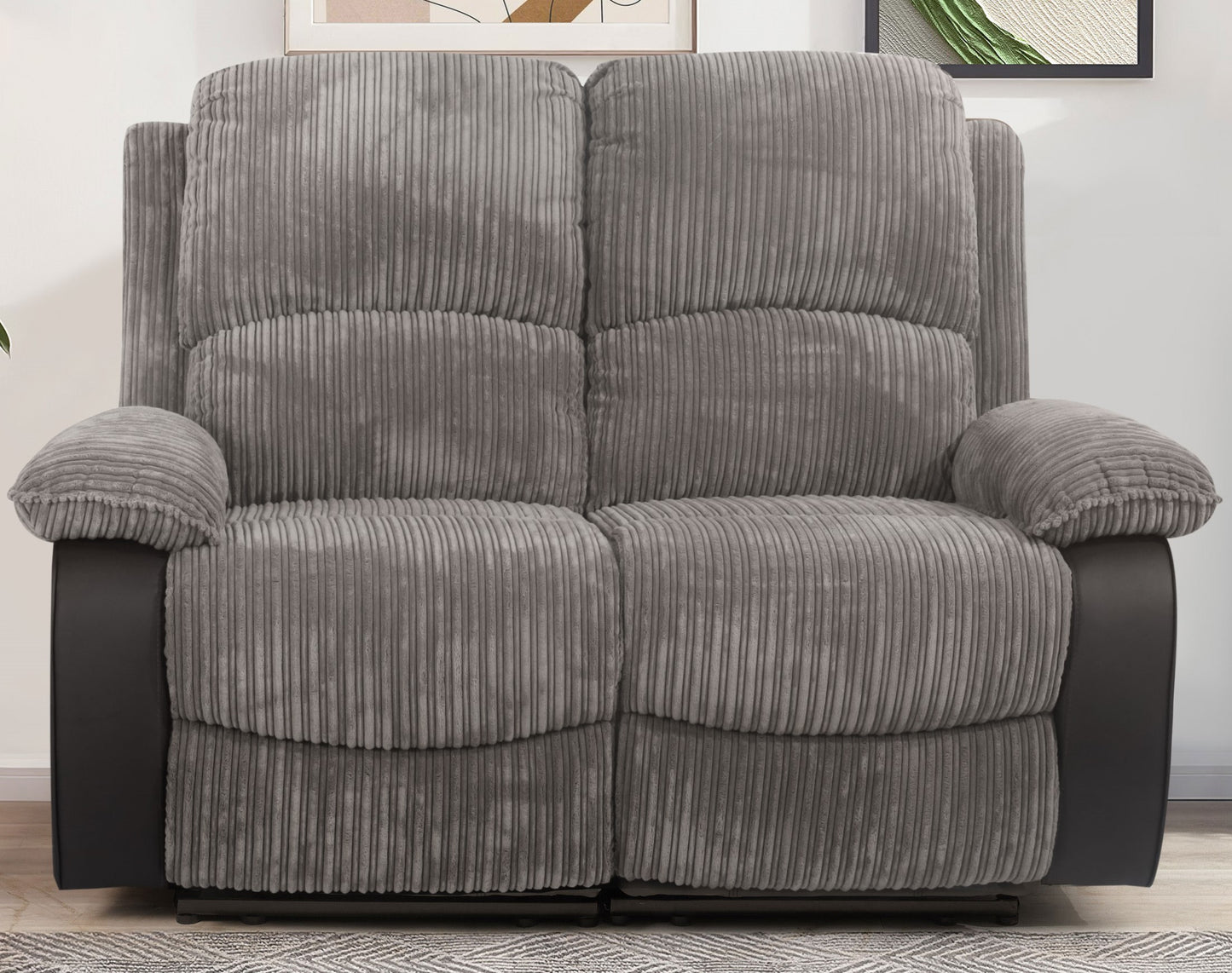 Sienna Relax-Sofa-Set: Jumbo-Cord-Stoff für ultimative Entspannung