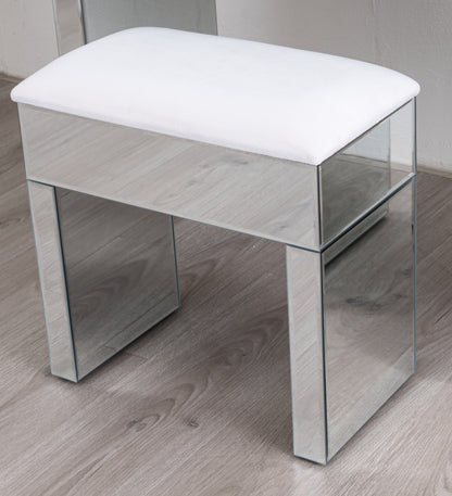 Mirrored Dressing Table Stool Mirror- Available Individually Or As Set Bedroom