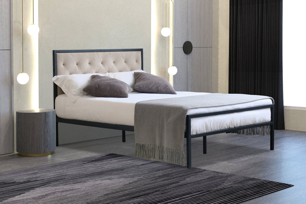 Capri Metal Bed Frame - Sleek Design for Modern Living Spaces ...