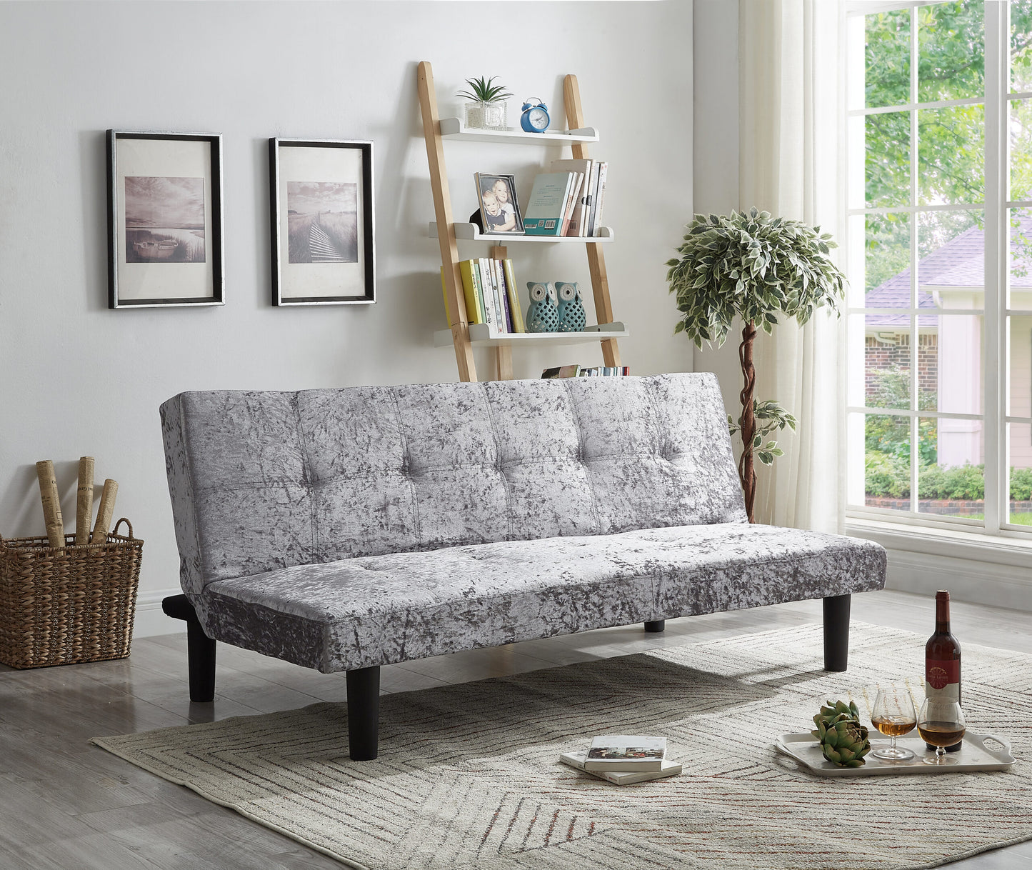 Spencer Crushed Velvet Sofa Bed | 4 coloursSpencer Crushed Velvet Sofa Bed