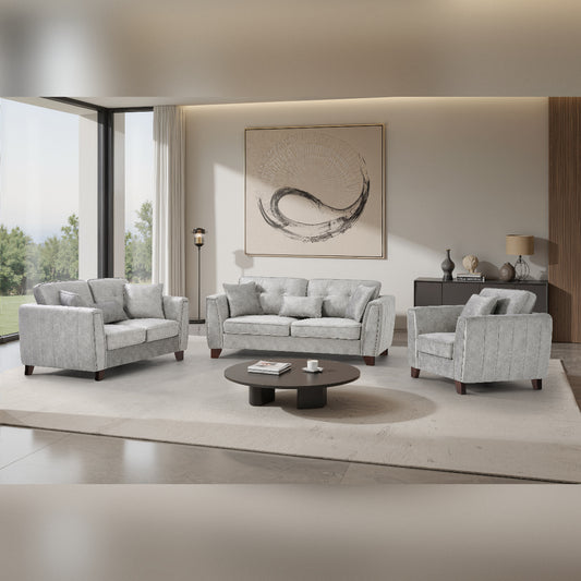 Zante Velvet Technology fabric Set Chair 2 Seater Sofa 3 Seater Sofa